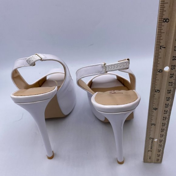 FSJ Peep Toe Extreme High Heels Platform Sandals - Picture 7 of 9